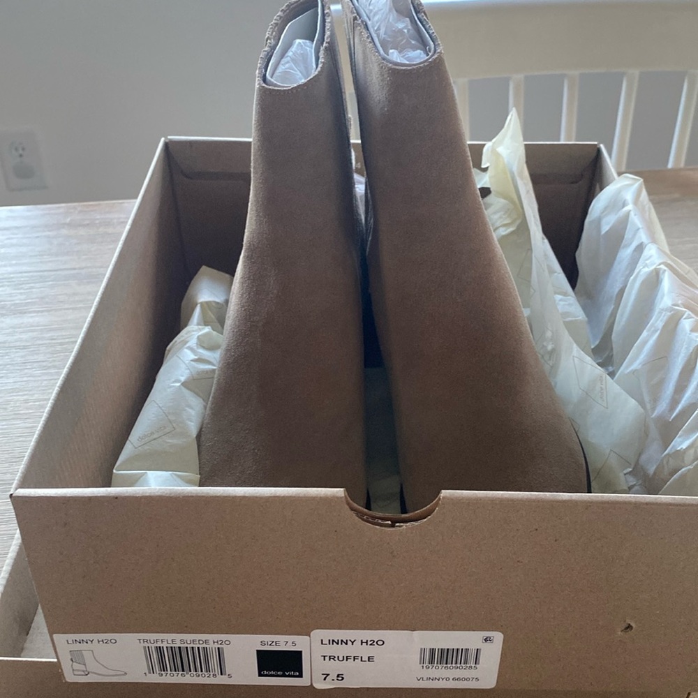 Brand new, never worn Dolce Vita Lindy H2O booties in size 7.5